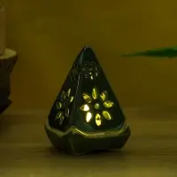 Подсвечник &laquo;Пирамидка&raquo;, 8&times;8&times;12 см, керамика, МИКС