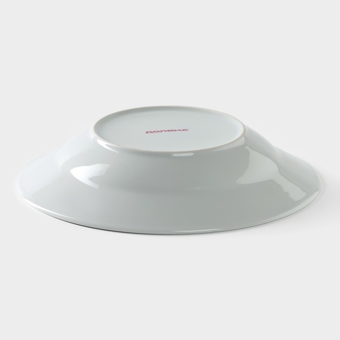 Тарелка глубокая керамическая Доляна «Сакура», 600 мл, d=20,5 см, цвет белый Тарелка глубокая керамическая Доляна «Сакура», 600 мл, d=20,5 см, цвет белый