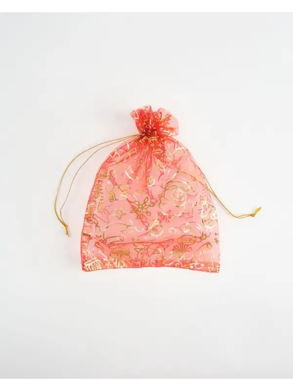 Мешочек подарочный органза «С Новым годом!», 16 × 24 см Мешочек подарочный органза «С Новым годом!», 16 × 24 см