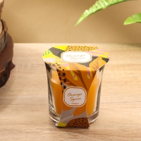 Свеча ароматическая "Candle" 100 гр, апельсиновые специи