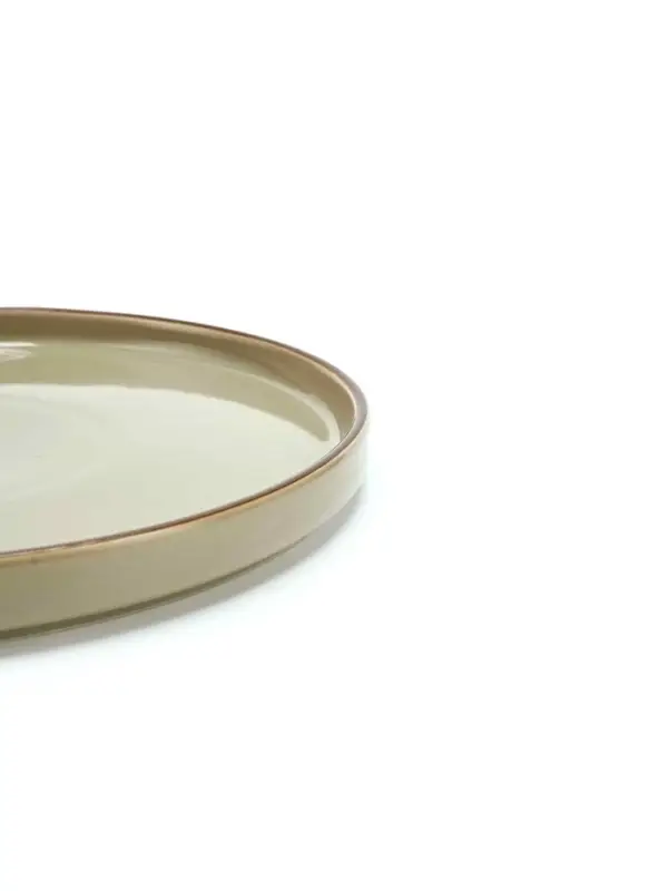 Тарелка плоская керамическая &laquo;Песчаный берег&raquo;, d=27 см, ручная работа