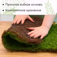 Декоративная панель, 90&times;40 см, &laquo;Мох&raquo;, Greengo