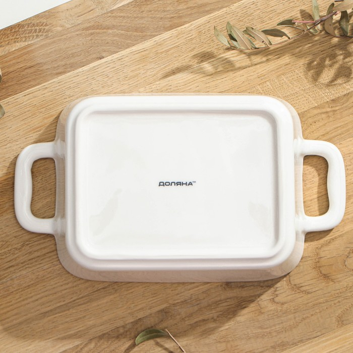 Форма для запекания из жаропрочной керамики Доляна «Долли», 500 мл, 21,5×12×4,5 см, цвет белый Форма для запекания из жаропрочной керамики Доляна «Долли», 500 мл, 21,5×12×4,5 см, цвет белый