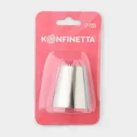 Насадка кондитерская KONFINETTA, d=3.6 см, № F03, нержавеющая сталь