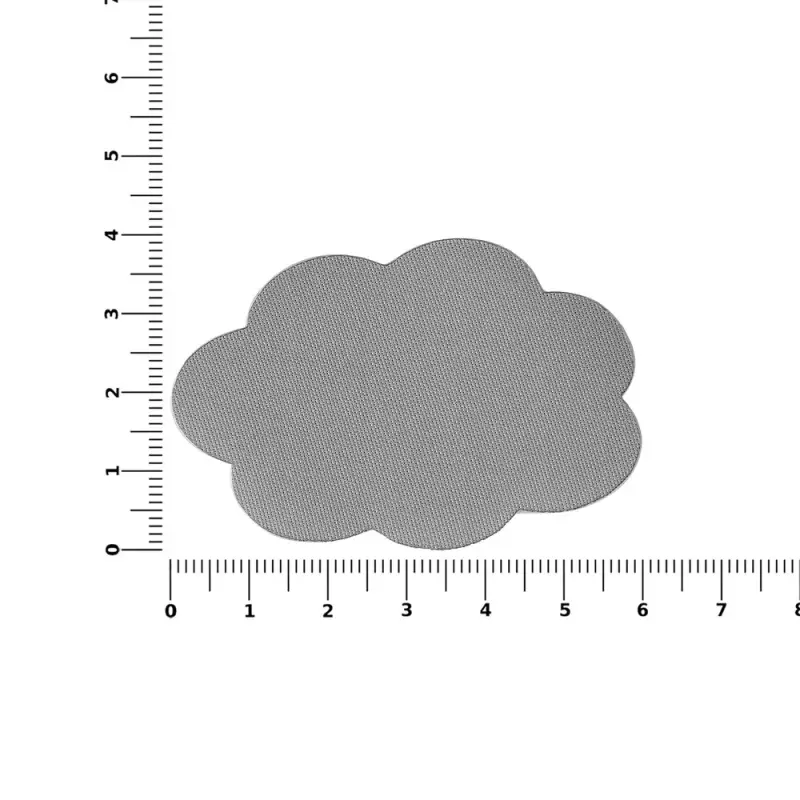 Наклейка тканевая Lunga Calum, L, серая Наклейка тканевая Lunga Calum, L, серая