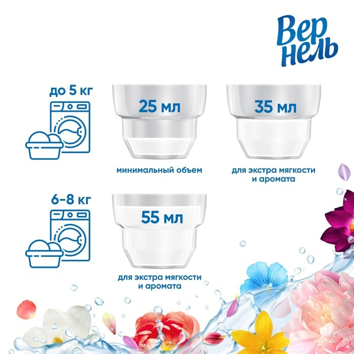 Кондиционер для белья Vernel «Чувственная роза», 1.74 л Кондиционер для белья Vernel «Чувственная роза», 1.74 л