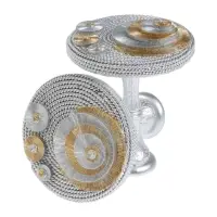 Держатель для штор CAPPIO KS038, d=11 см, цвет серебро золото, 2 шт.