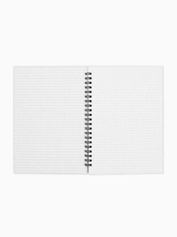 Ежедневник в мягкой обложке А5, 60 листов в точку Ежедневник в мягкой обложке А5, 60 листов в точку "Черный"