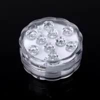 Светильник подводный с ПДУ, 10 LED, 3 Вт, IP68, RGB, от батареек 3хAAA