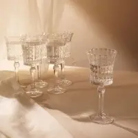 Набор бокалов для вина стеклянный SL Home «Винтаж», 280 мл, 9×21 см, цвет прозрачный Набор бокалов для вина стеклянный SL Home «Винтаж», 280 мл, 9×21 см, цвет прозрачный