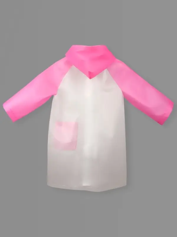 Дождевик детский &laquo;Гуляем под дождём&raquo;, размер L, розовый