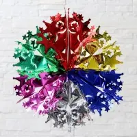 Украшение новогоднее фольгированное &laquo;Звёздочки&raquo; 38&times;38 см