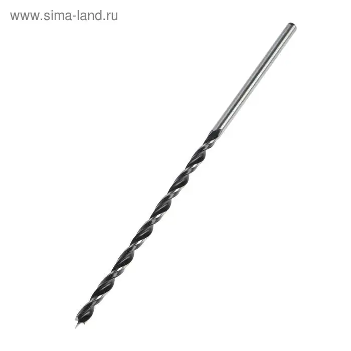Сверло по дереву ТУНДРА, цилиндрический хвостовик, 8&times;300 мм