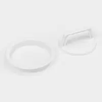 Пресс для бургеров Доляна &laquo;Шеф&raquo;, 13&times;5.5 см, белый