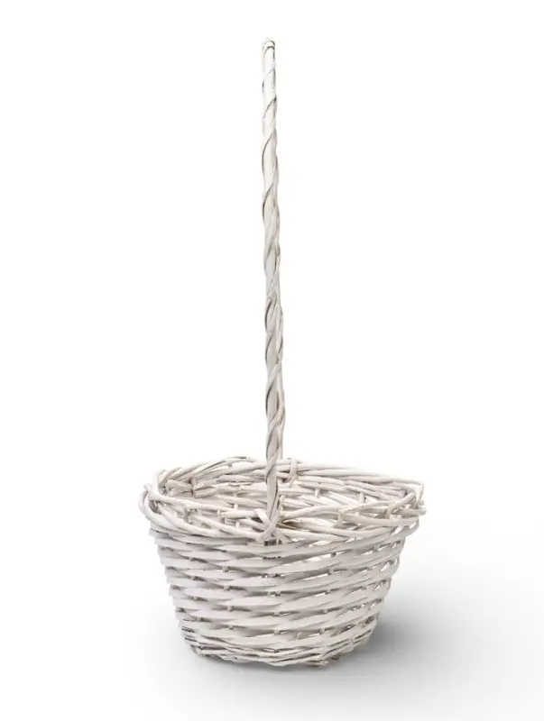 Набор корзин 2 шт, 27х77х17, 19х19х13,  лоза белый