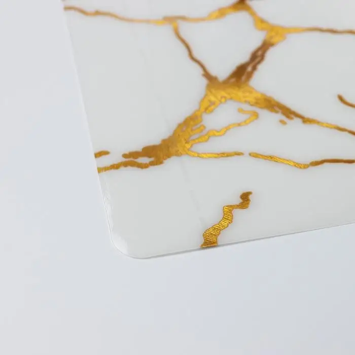 Салфетка сервировочная на стол «Мрамор», 45×30 см, цвет белый