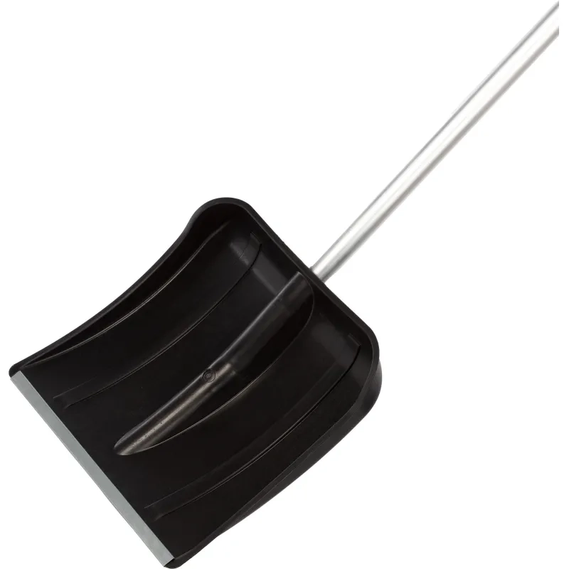 Лопата д/уборки снега с прямым алюминиевым черенком ковш 40х37см