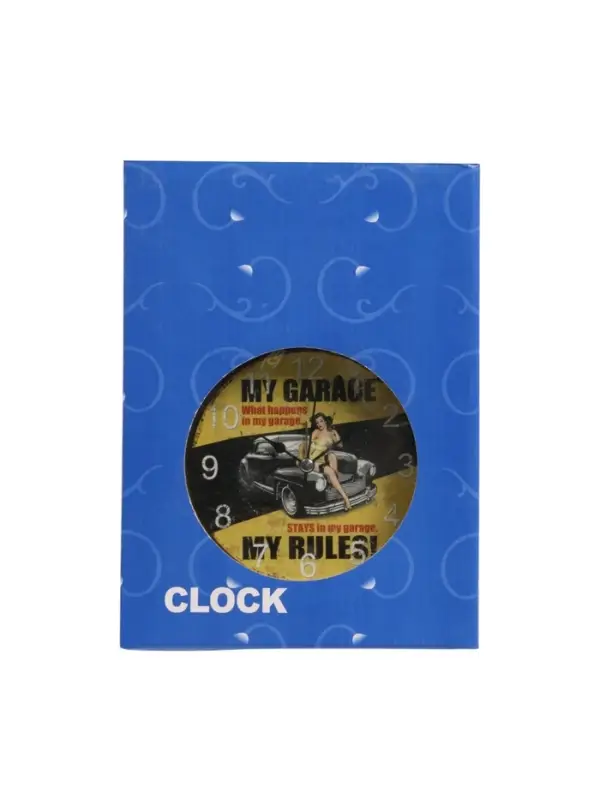 Часы - будильник настольные, на батарейках, подсветка, 21&times;15&times;6.5 см, циферблат d=11 см