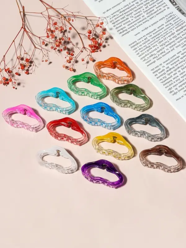 Крабик для волос &laquo;Альба&raquo;, овал колор, 7 см, МИКС