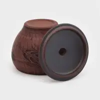 Горшок для жаркого &laquo;Колос&raquo;, 550 мл., 10&times;12 см, красная глина