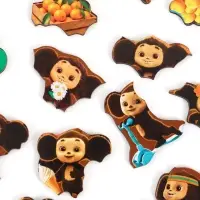 Чебурашка деревянный пазл, 26 деталей