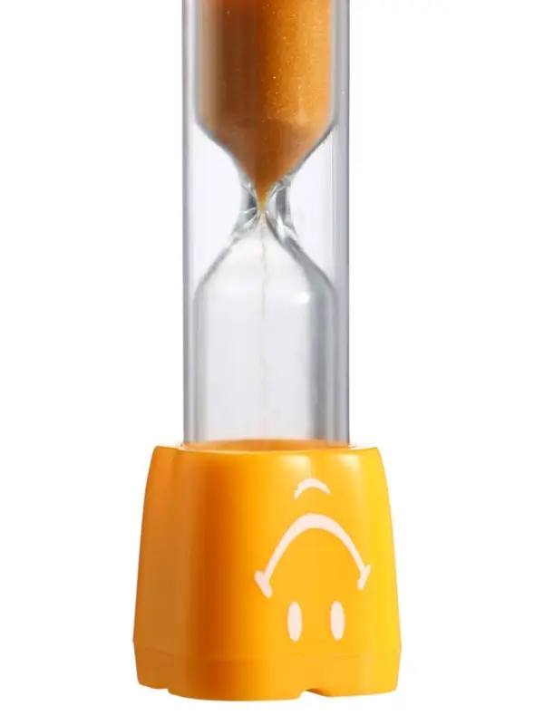 Часы песочные &laquo;Смайл&raquo; на 3 минуты, 9&times;2.3 см, оранжевые