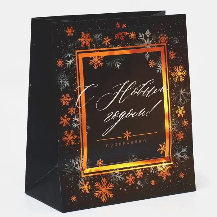 Пакет «Поздравляю с Новым годом!», 23 х 27 х 10 см