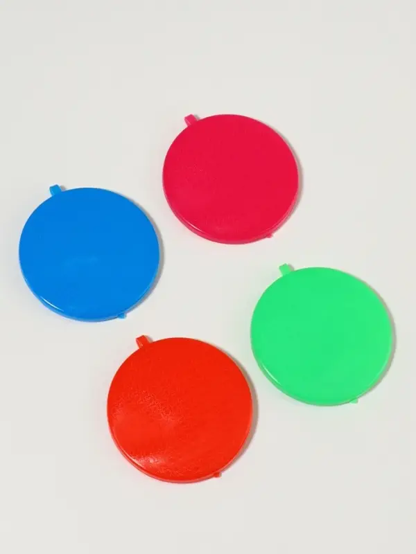 Зеркало складное «Цветы», d=6 см, МИКС