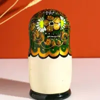 Матрёшка дерево «Марфа», чёрно-зелёный платок, 5-кукольная, 19 см Матрёшка дерево «Марфа», чёрно-зелёный платок, 5-кукольная, 19 см