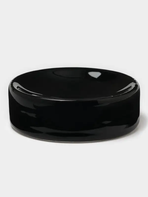 Набор аксессуаров для ванной комнаты SAVANNA Monro, 4 предмета, мыльница, дозатор для мыла 450 мл, стакан, баночка, чёрный