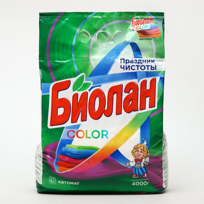 Стиральный порошок  Стиральный порошок "Биолан" Color, автомат, 4 кг
