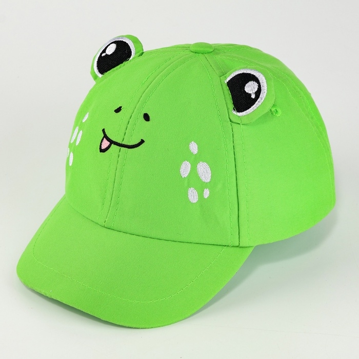 Кепка детская для мальчика с глазами «Лягушка», р-р. 48-50 Кепка детская для мальчика с глазами «Лягушка», р-р. 48-50