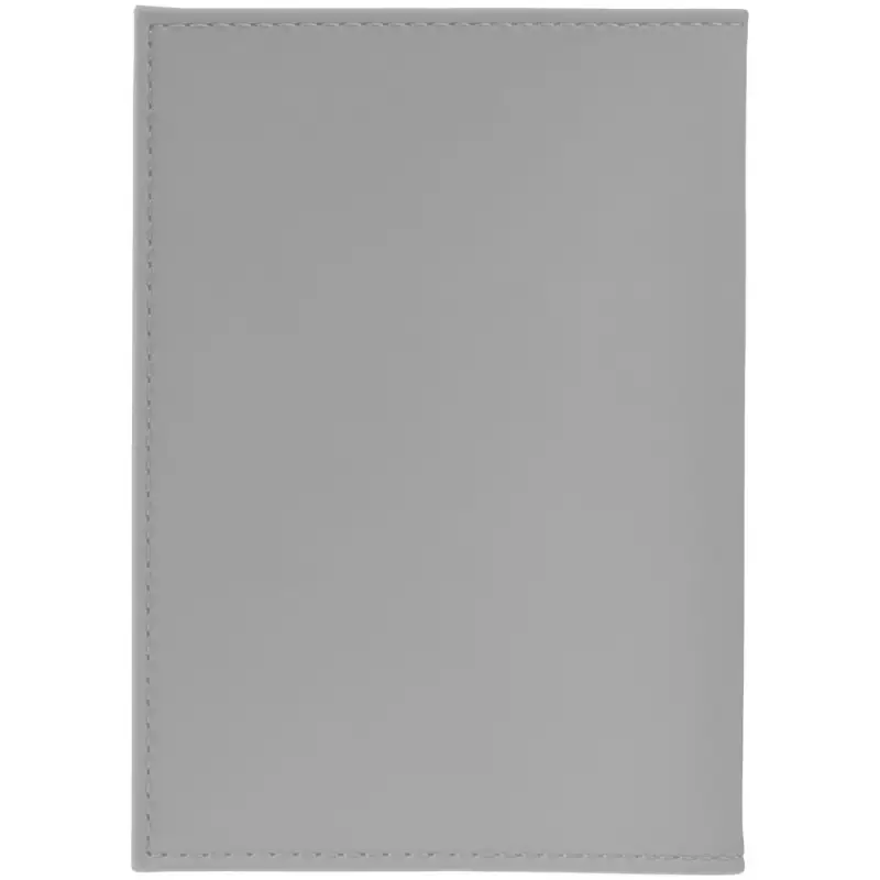 Обложка для паспорта Shall, серая Обложка для паспорта Shall, серая