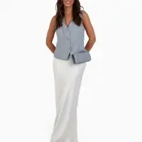 Сумка-клатч женская на магните, на серебристой цепочке, блестящая, светло-серебристая