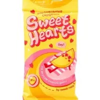 Леденец фигурный Sweet Ness флоу-пак Sweet Hearts со вкусом дыни, 30 г