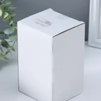 Сувенир керамика свет "Ракушка" бело-синий 7,5х8,5х13,5 см