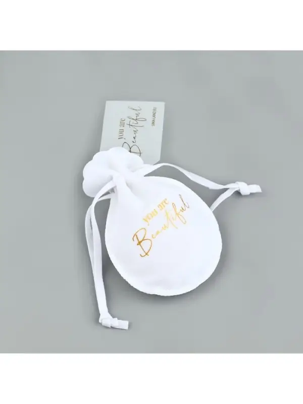 Мешочек подарочный замшевый &laquo;Ты прекрасна&raquo;, тиснение, 9&times;12 см &plusmn; 1.5 см