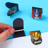 Магнитные закладки для книг, 6 шт. на открытке «Трансформеры», Transformers
