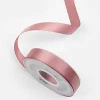 Лента атласная TEIRA, двухсторонняя, 20 мм, 25&plusmn;1 м, нежно-розовая №164