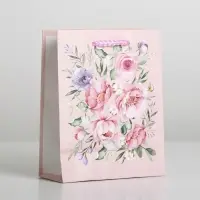 Пакет подарочный ламинированный, упаковка, Present for you, S 12 х 15 х 5.5 см