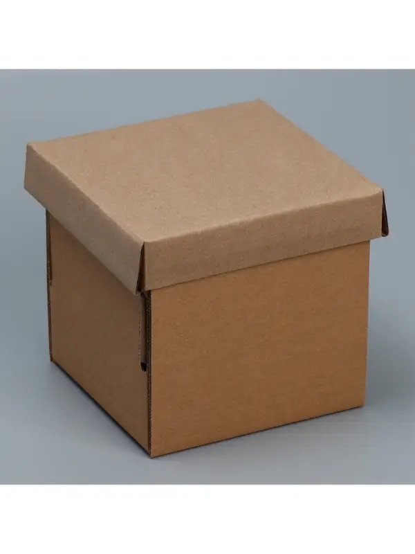 Коробка подарочная складная, упаковка, «Бурая», 16.5 х 15.5 х 15 см Коробка подарочная складная, упаковка, «Бурая», 16.5 х 15.5 х 15 см