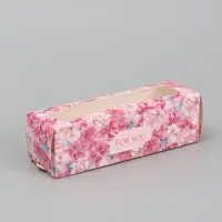 Коробка подарочная для макарун &laquo;Для тебя&raquo;, 18&times;5.5&times;5.5 см