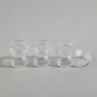 Баночки для хранения, 6 мл, набор - 3 шт., прозрачная