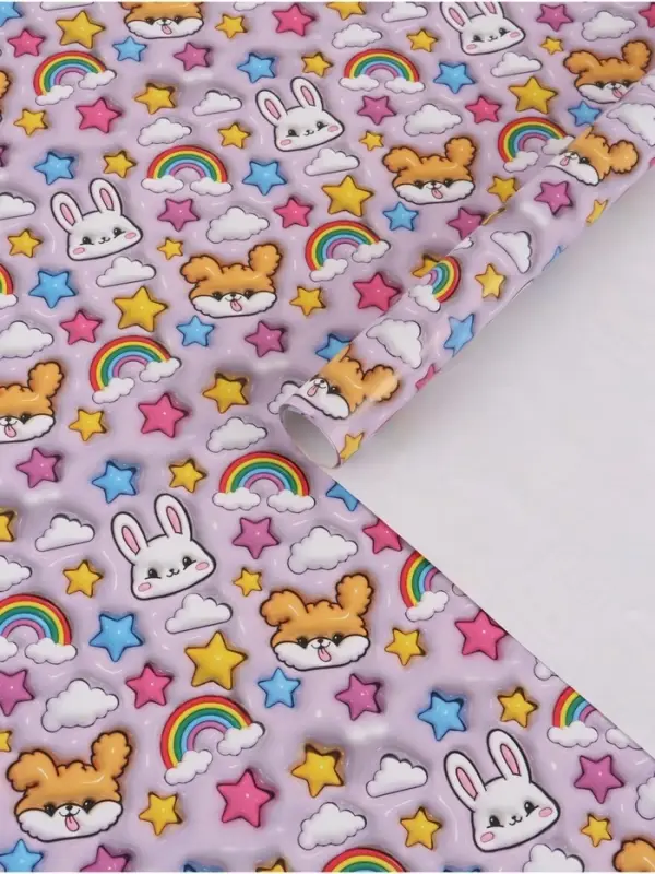 Бумага упаковочная глянцевая &laquo;Праздник&raquo;, 70 &times; 100 см