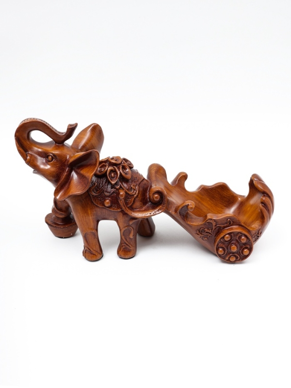 Подставка для бутылки  Подставка для бутылки "Слон" под дерево, 34х13х20см