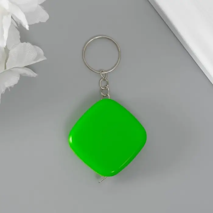 Рулетка-брелок для ключей на кольце «Эксперт», 1 метр, 3.5×3.5 см, МИКС Рулетка-брелок для ключей на кольце «Эксперт», 1 метр, 3.5×3.5 см, МИКС