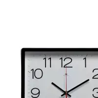 Часы настенные, интерьерные, бесшумные, 30&times;30 см, черные