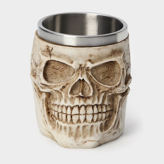 Кружка из нержавеющей стали «Череп. Хэллоуин», 400 мл, цвет МИКС Кружка из нержавеющей стали «Череп. Хэллоуин», 400 мл, цвет МИКС