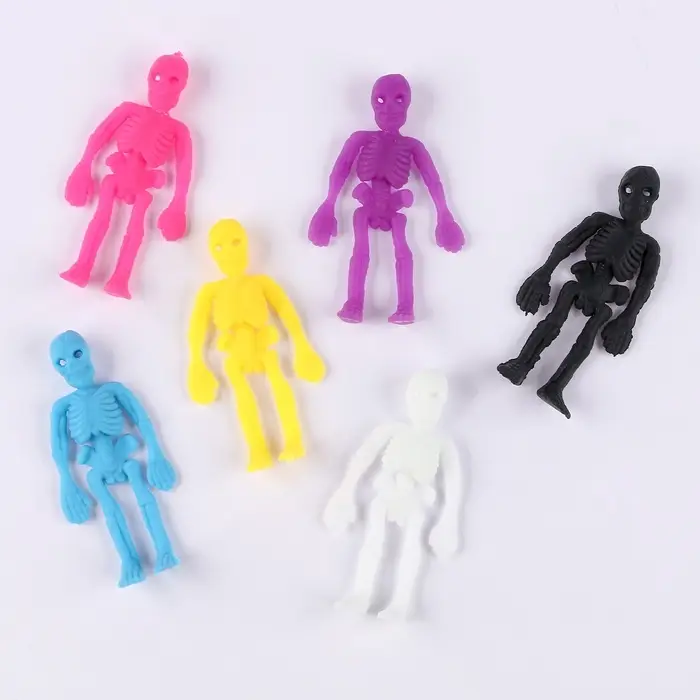 Тянучка «Скелет» маленькая, цвета МИКС Тянучка «Скелет» маленькая, цвета МИКС