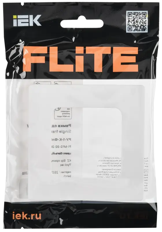 FLITE CLASSIC Рамка 1-местная РУ-1-К-ФлБ белый IEK